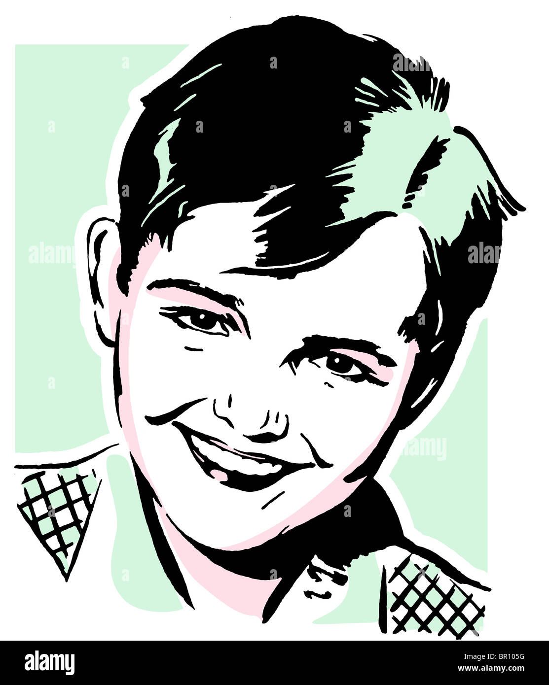 Portrait of boy smiling Banque D'Images