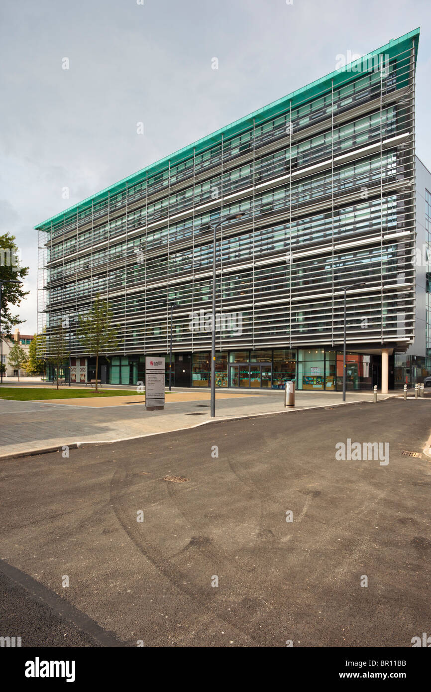 Business & Law Faculty, Hugh Aston, bâtiment de l'Université De Montfort, Leicester Banque D'Images