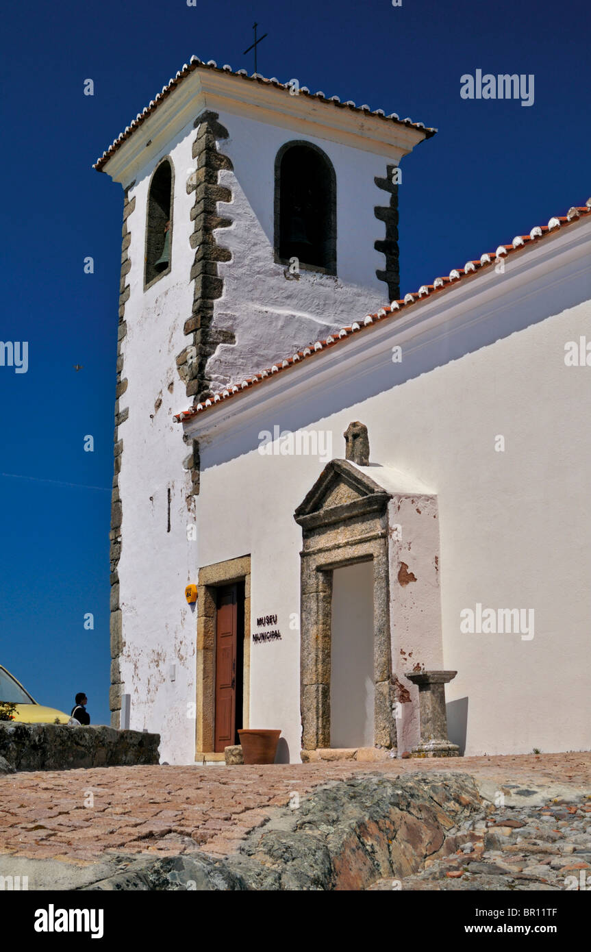 Le Portugal, l'Alentejo : Musée Église Santa Maria dans Marvao Banque D'Images
