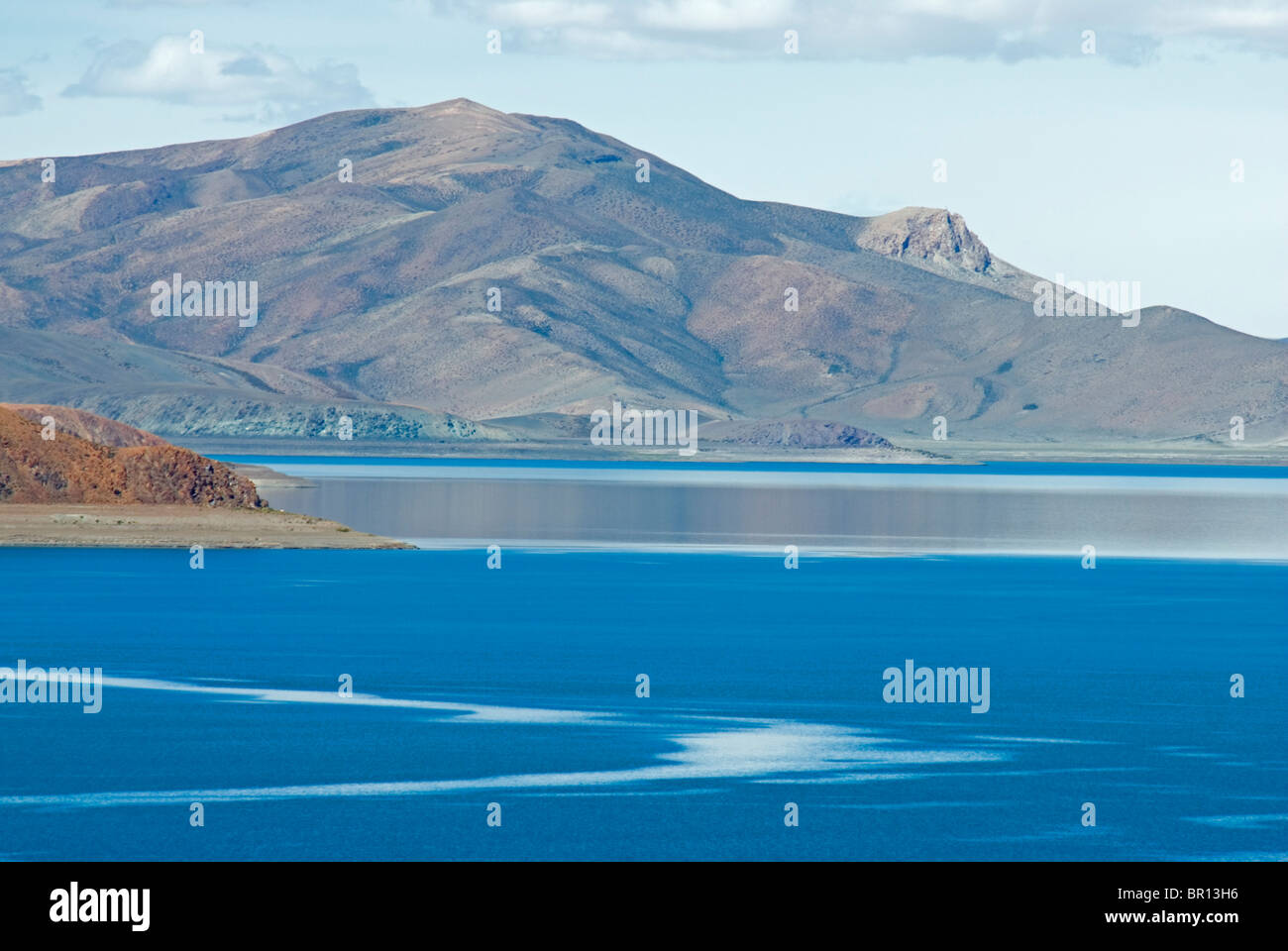 Raksas Tal Lake au Tibet. Banque D'Images