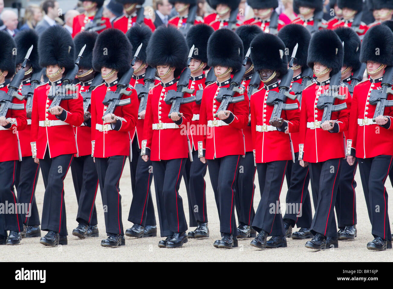 Des gardes les Grenadier Guards. 'La couleur' 2010 Parade Banque D'Images