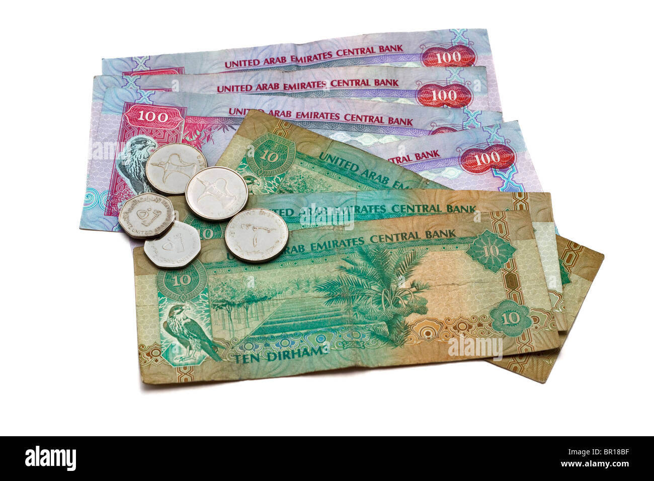 L'argent des Émirats Arabes Unis Banque D'Images