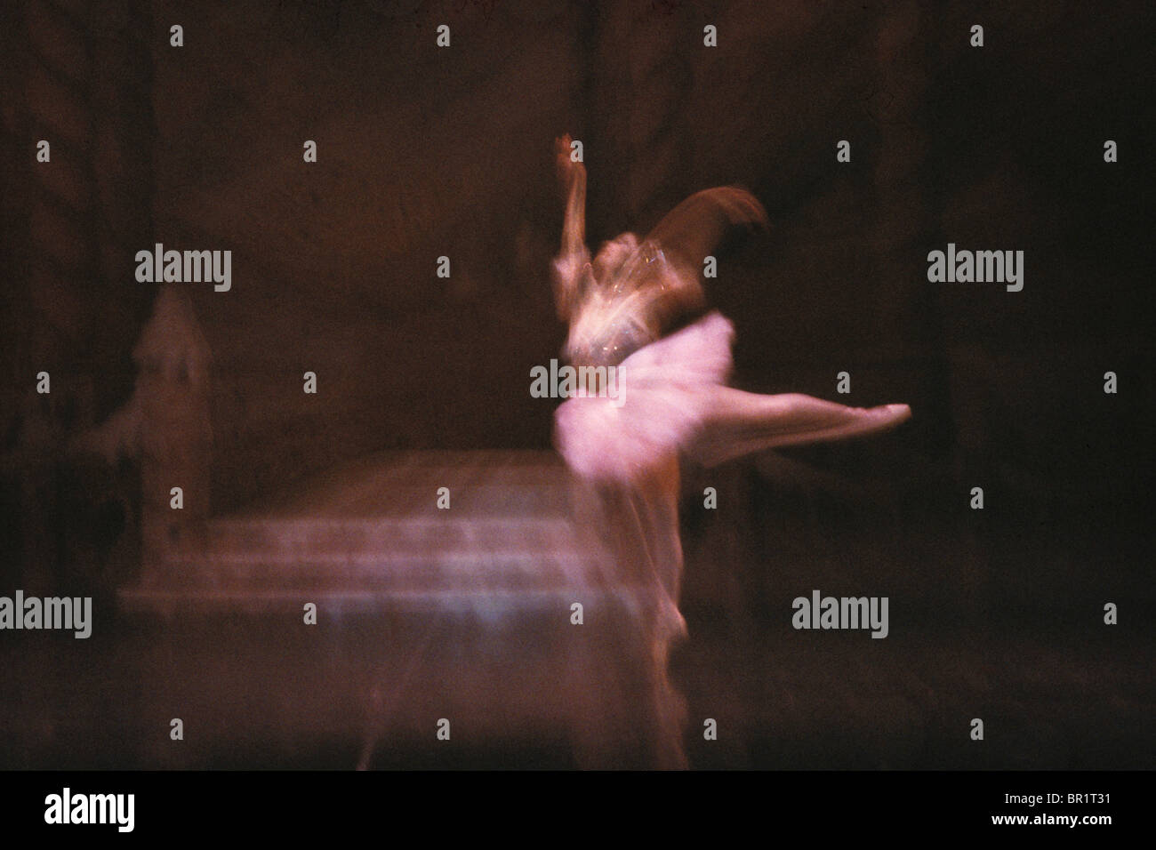 Danseur de Ballet en mouvement Banque D'Images