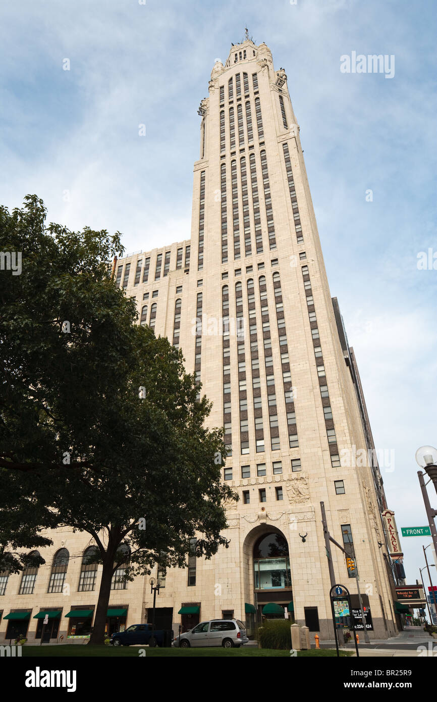 L LeVeque Tower situé dans le centre-ville de Columbus en Ohio Banque D'Images