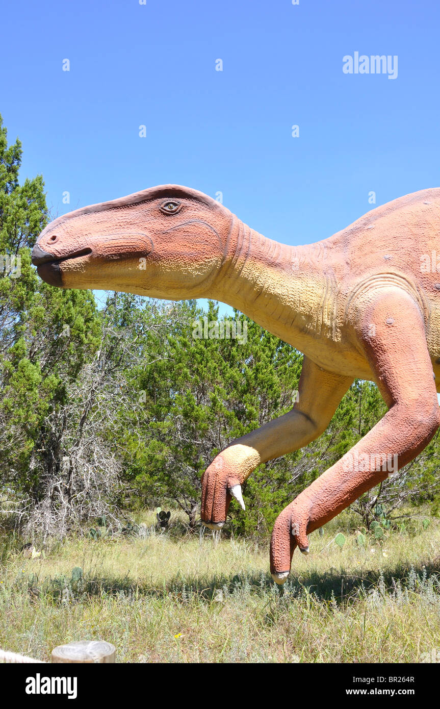 Dinosaur World, Glen Rose, Texas, États-Unis Banque D'Images