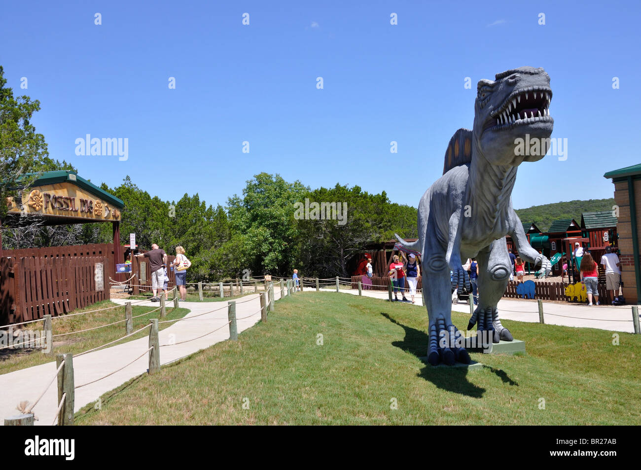 Dinosaure dinosaures dino acrocanthosaurus world museum exposition glen