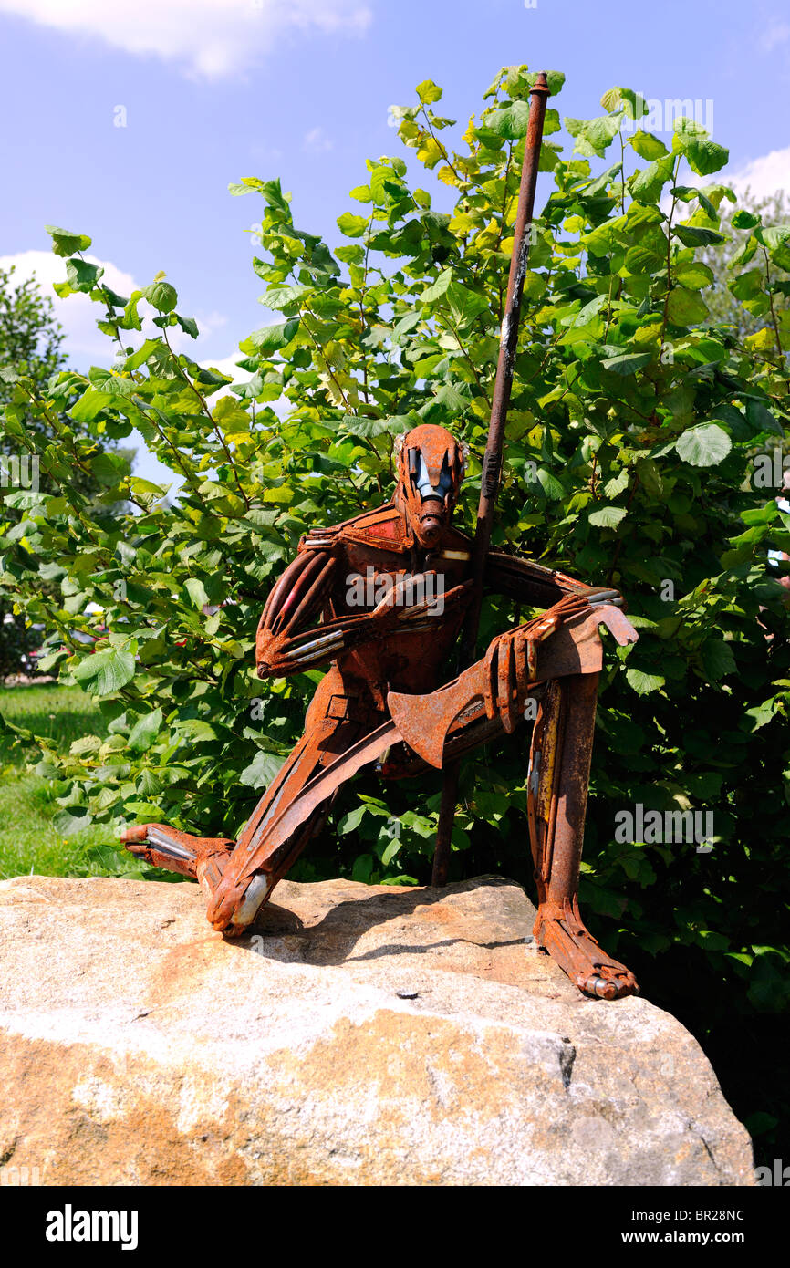 Rusty Alien guerrier Banque D'Images