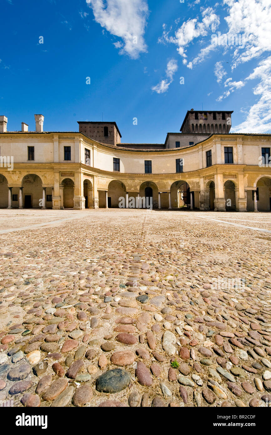 Place du Château, Mantoue, Italie Banque D'Images