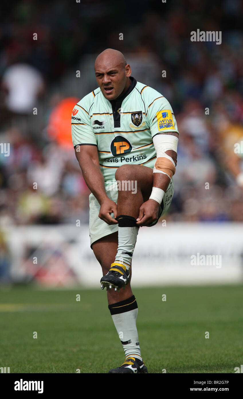 Aviva Premiership Rugby match Harlequins v Northampton Saints Banque D'Images