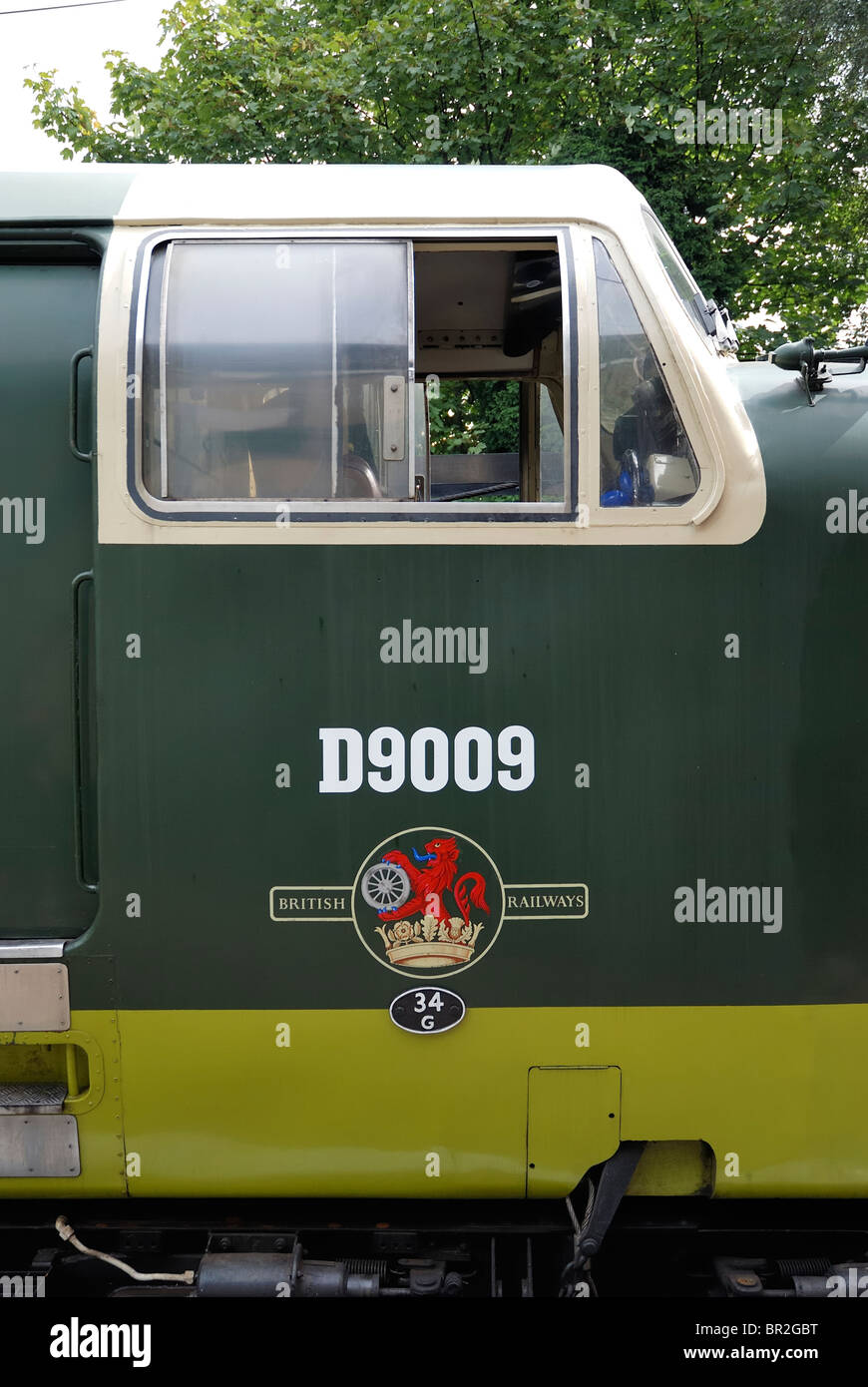 Locomotive diesel deltic Alycidon great central railway à Loughborough Banque D'Images