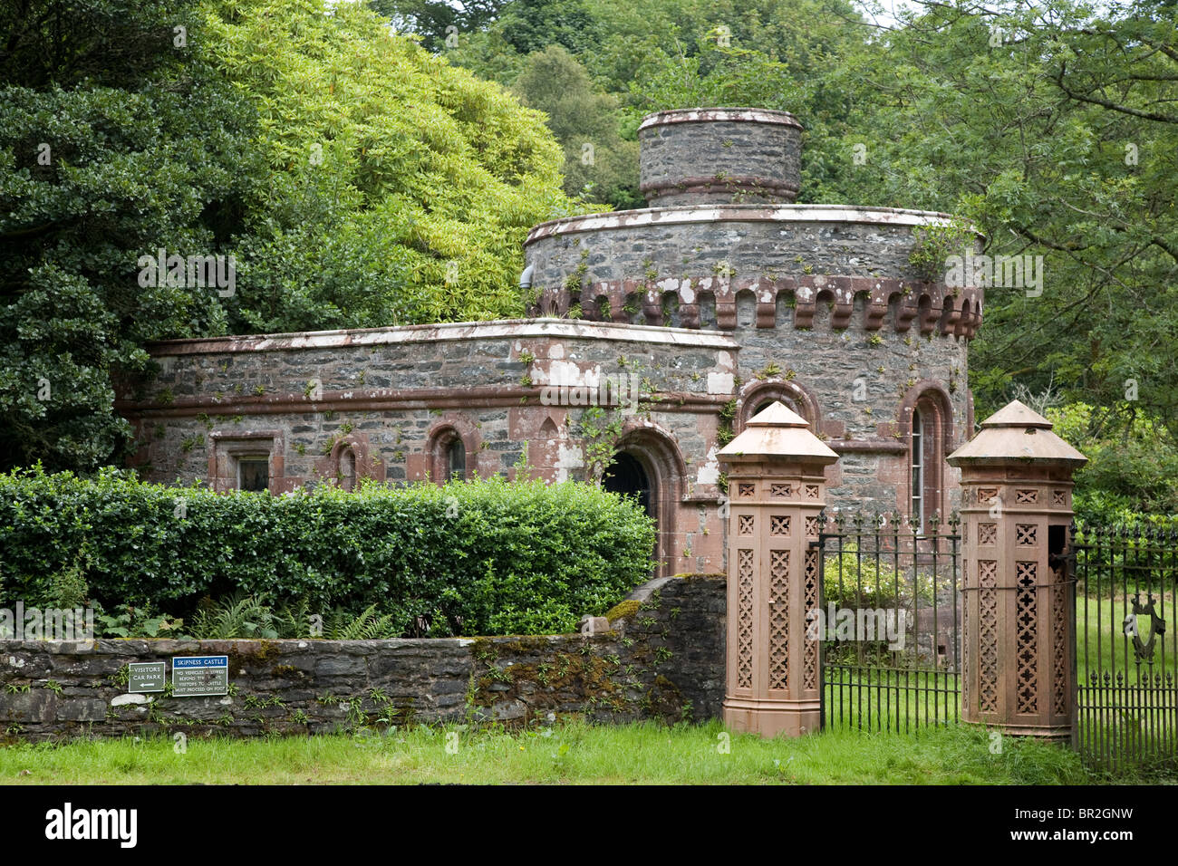 Château de Skipness Gatehouse, Ecosse Banque D'Images