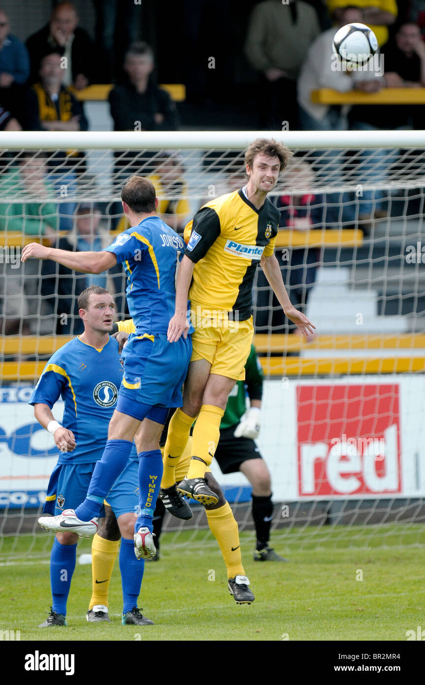 2010 Blue Square Premier League v Southport AFC Wimbledon Aug 14th Banque D'Images