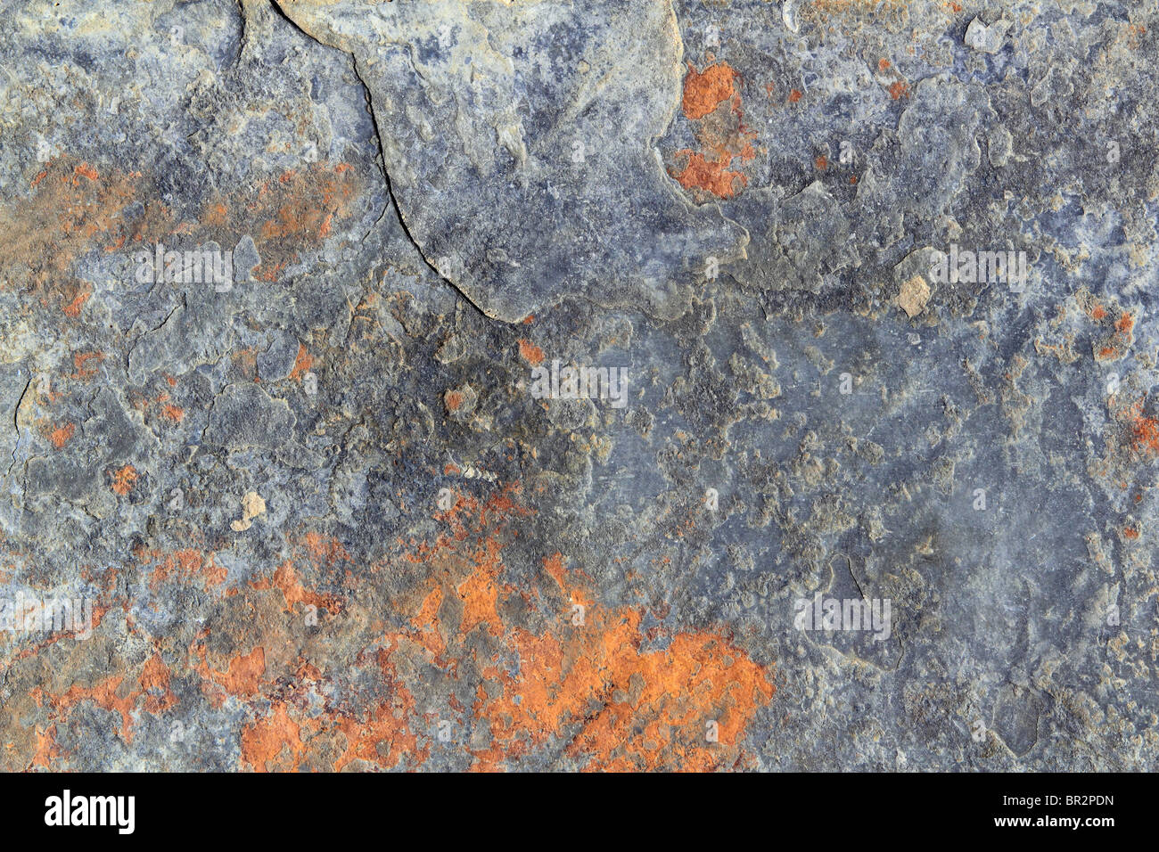 Gris ardoise couleur rouille texture background Banque D'Images
