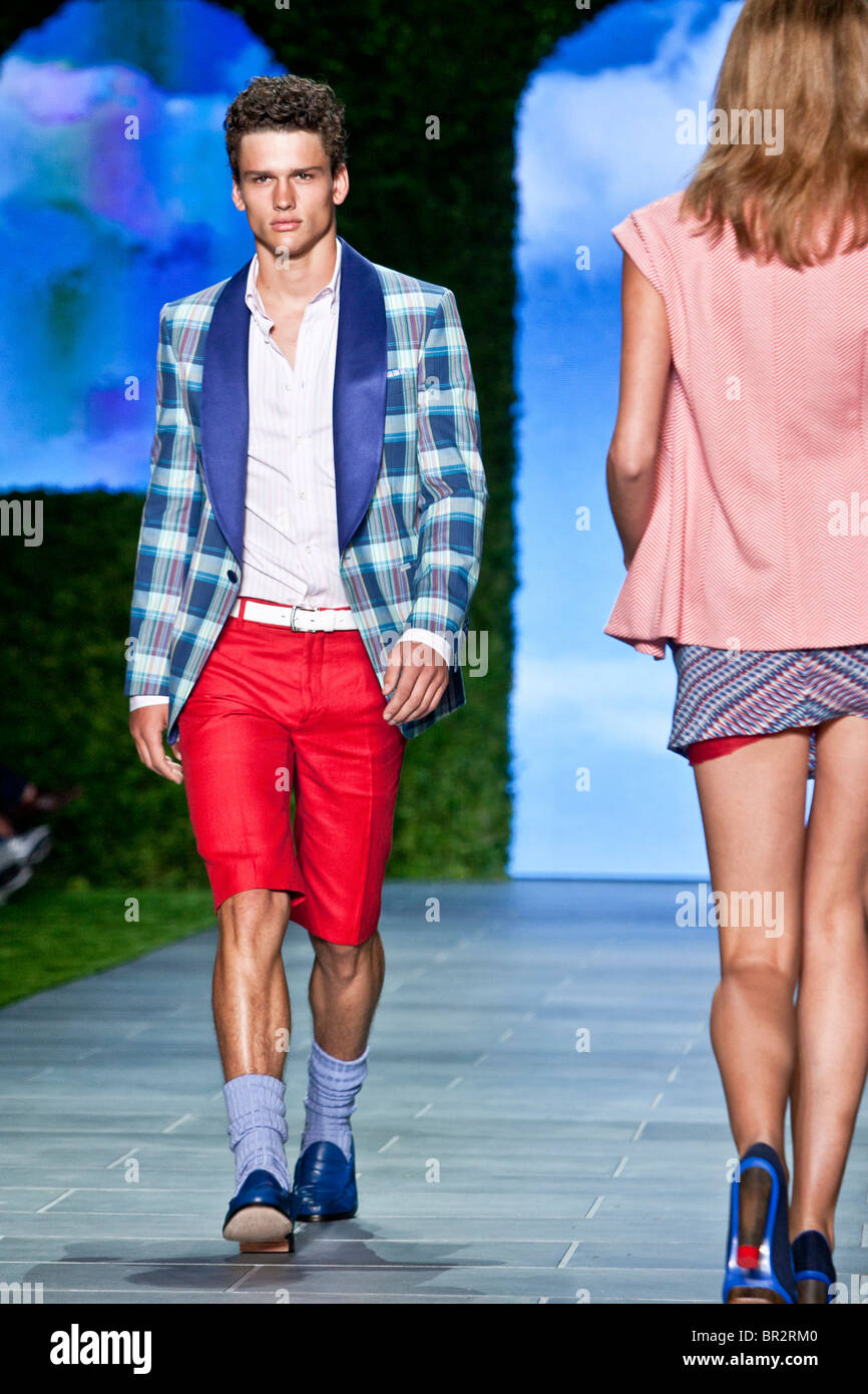 12 septembre 2010 - New York, USA - Tommy Hilfiger spring summer 2011 fashion show à New York fashion week. Crédit photo : Rudy.K Banque D'Images