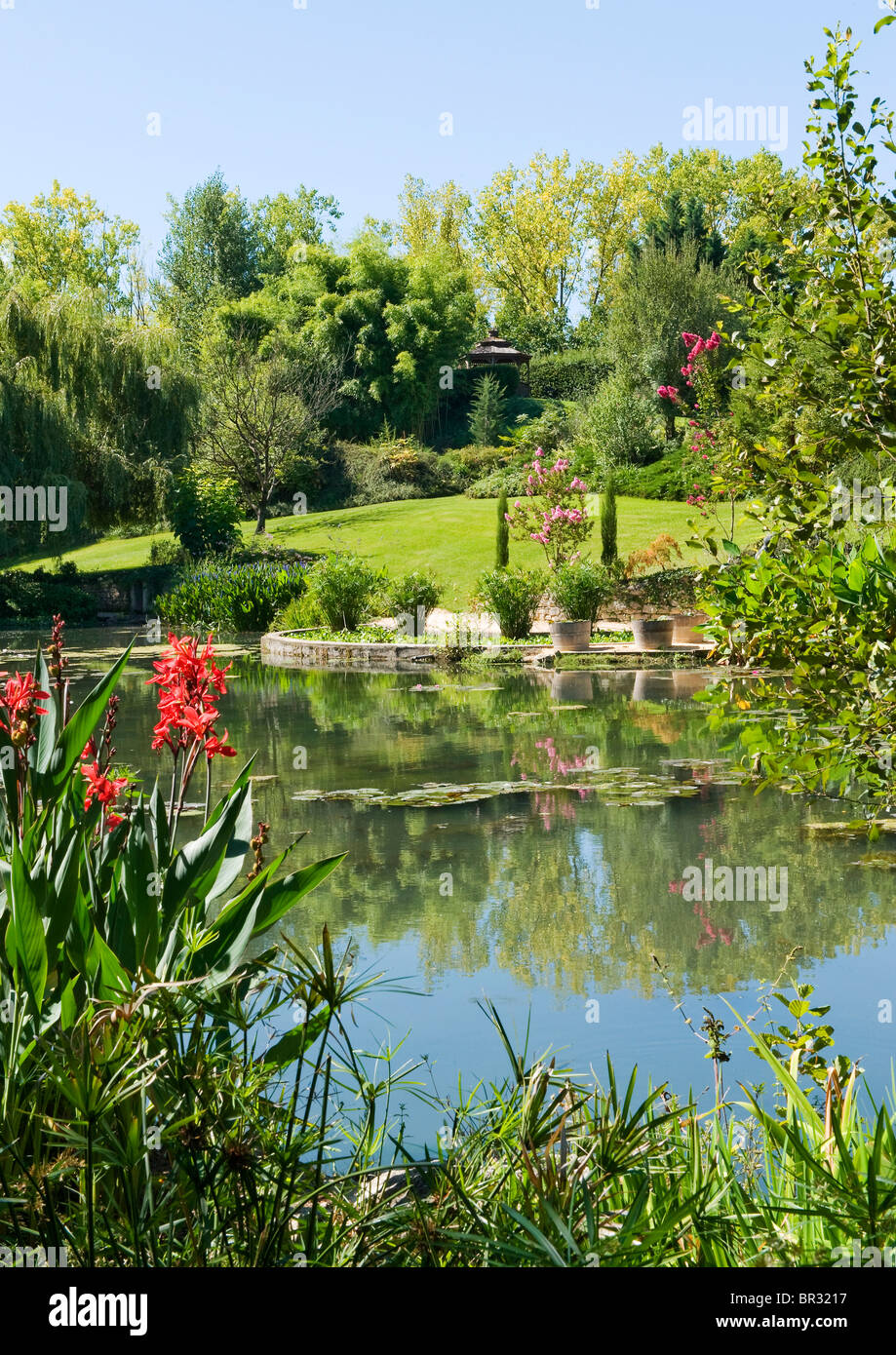 Le jardin de Monet et l'Étang aux Nymphéas Giverny France Banque D'Images