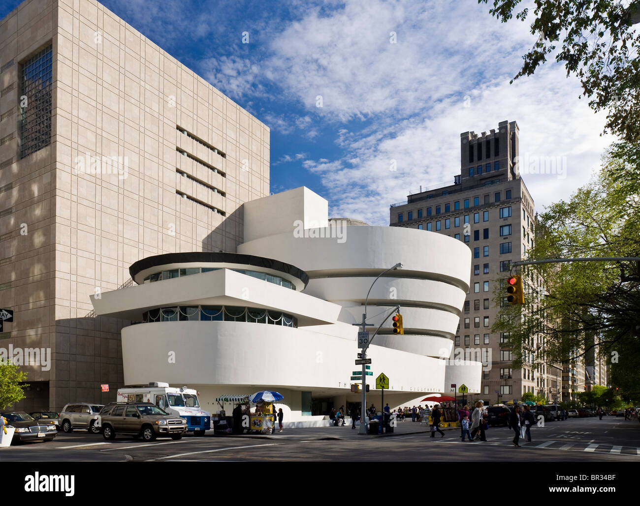 Le Guggenheim Museum, New York. Frank Lloyd Wright, architecte. Banque D'Images