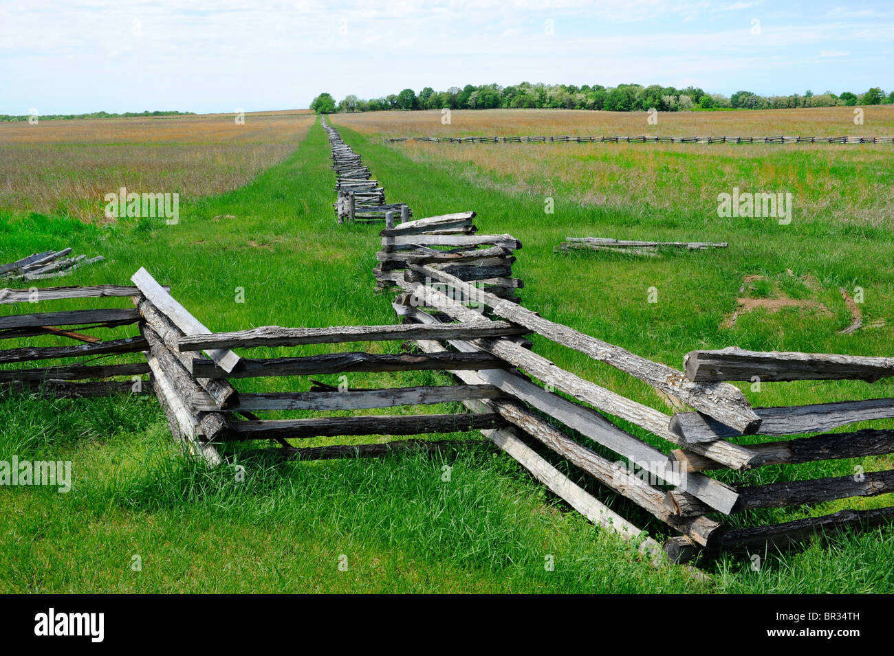 Pea Ridge National Military Park Arkansas Banque D'Images