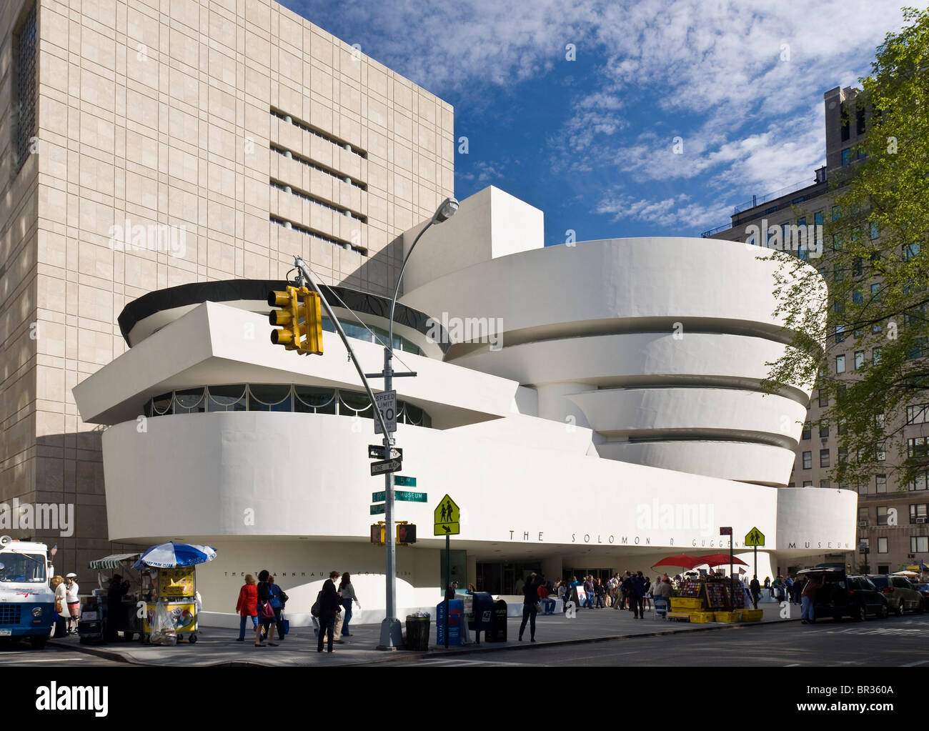 Le Guggenheim Museum, New York. Frank Lloyd Wright, architecte. Banque D'Images