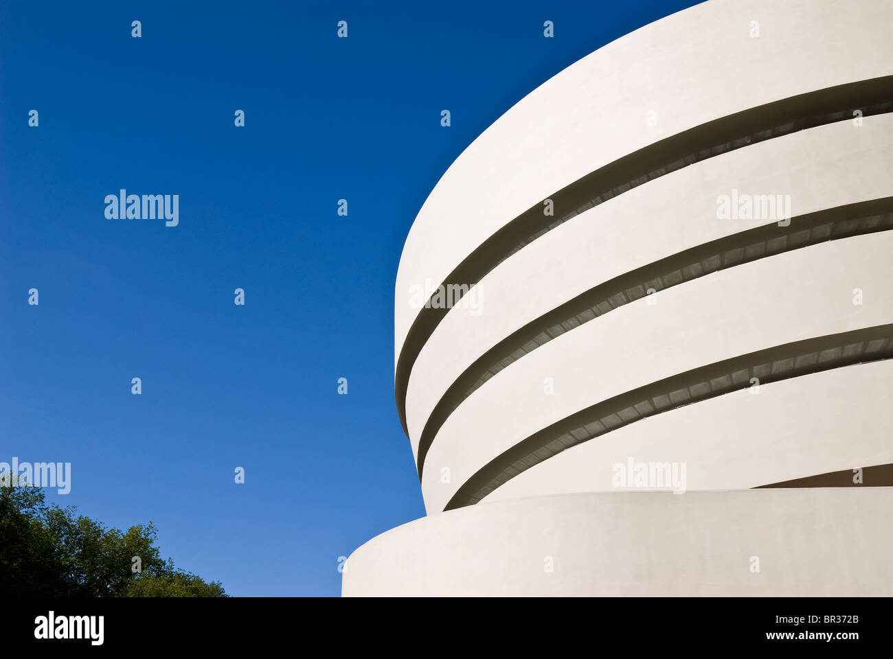 Le Guggenheim Museum, New York. Frank Lloyd Wright, architecte. Banque D'Images