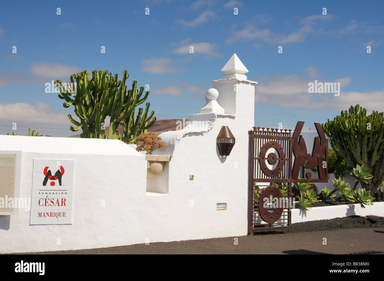 La Fondation César Manrique à Lanzarote, Îles Canaries Banque D'Images