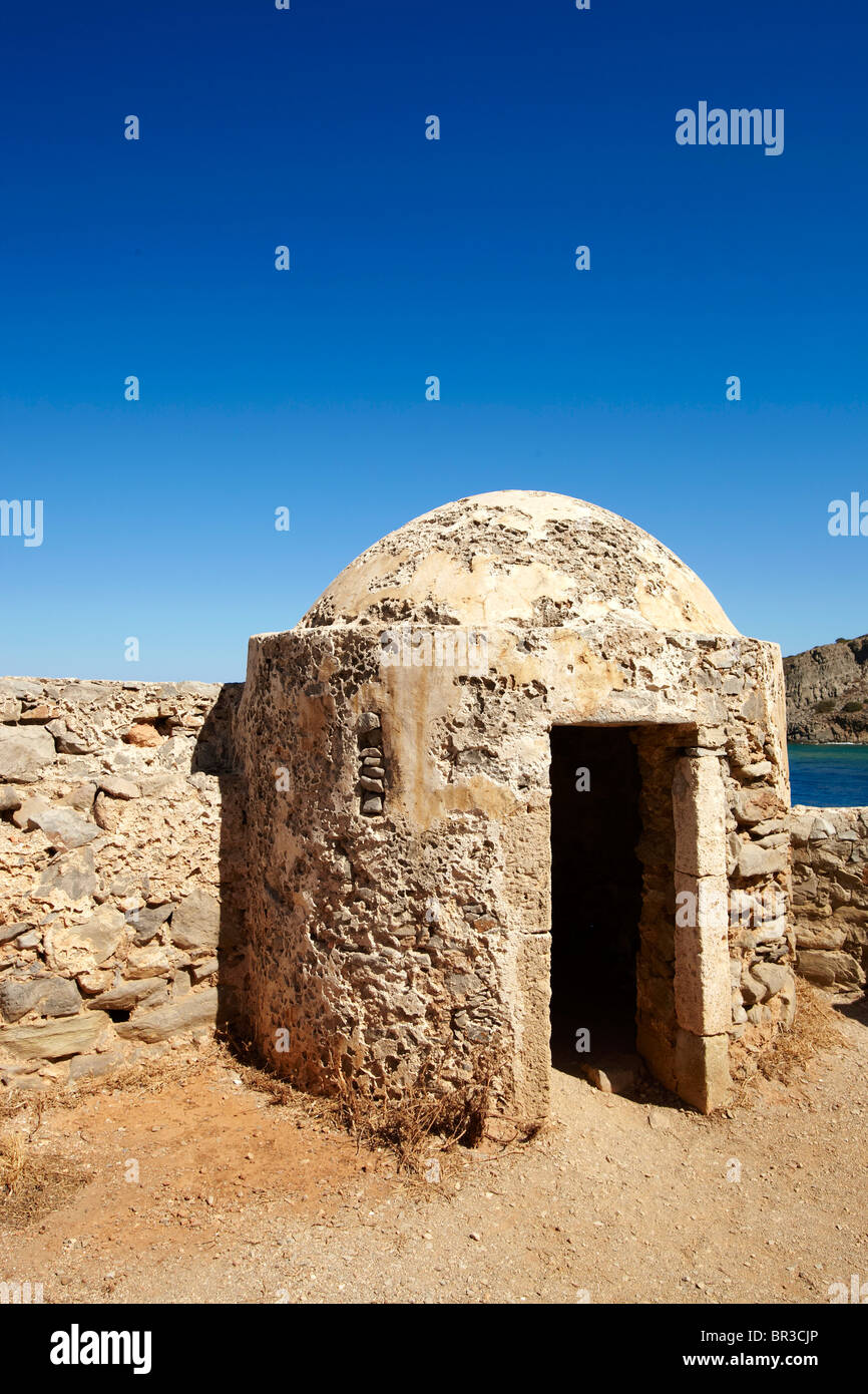 Spinalonga, Agios Nikolaos, Crète Banque D'Images