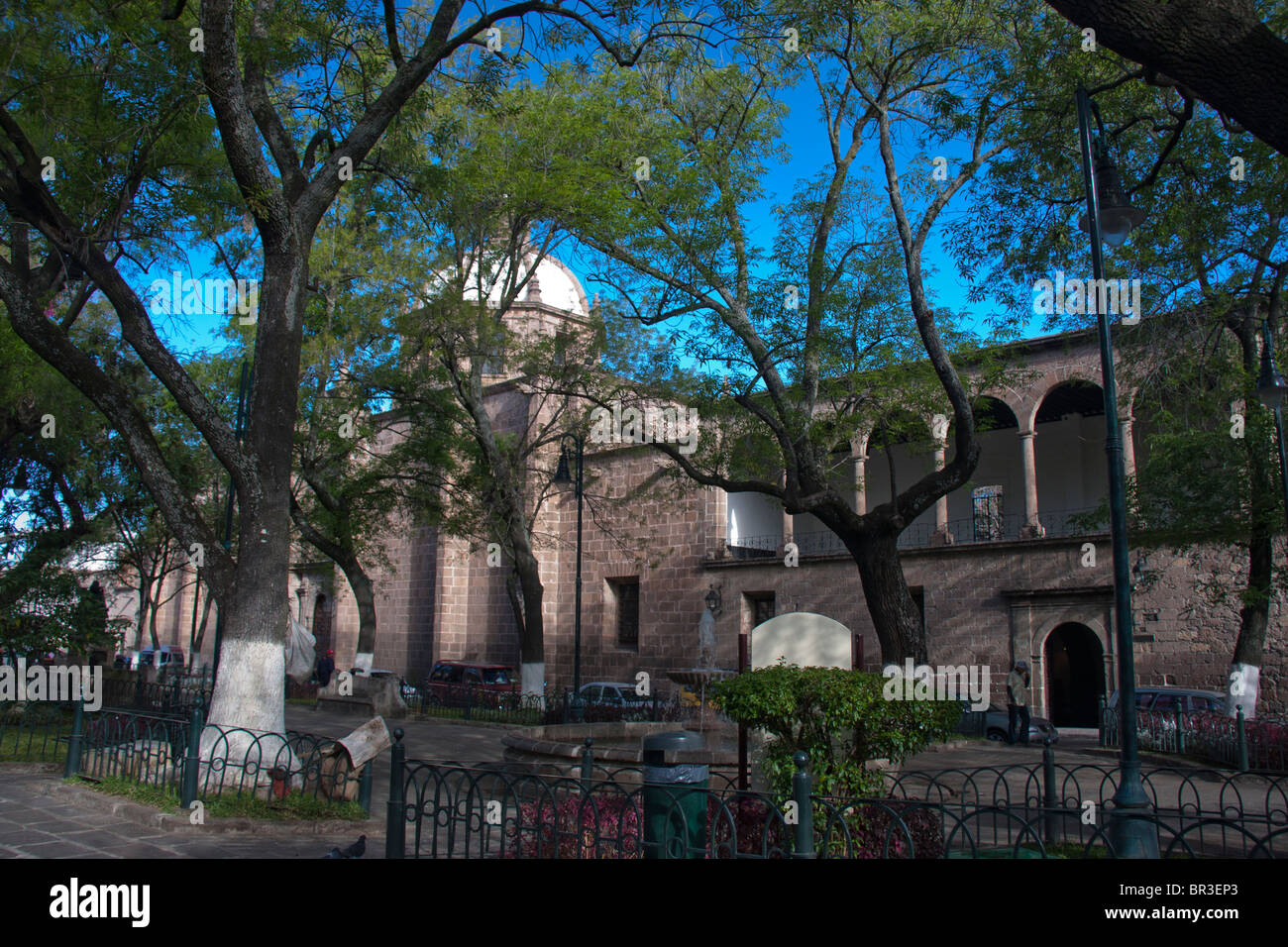 L'École de musique 'Templo de las Rosas' Morelia, Mexique Banque D'Images