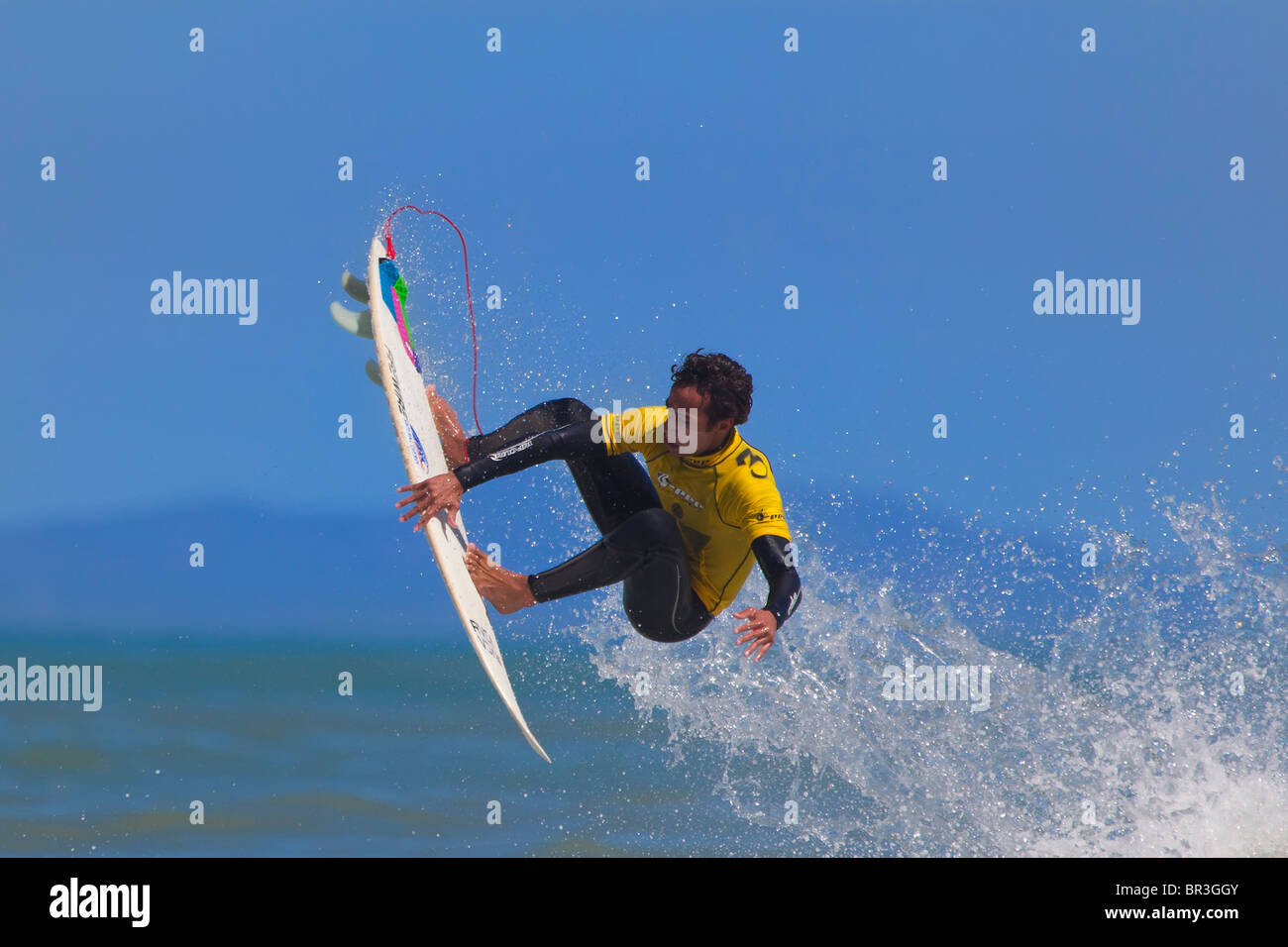 Wolfalley Off Air Surf Contest en Strand, Cape Town, Afrique du Sud Banque D'Images