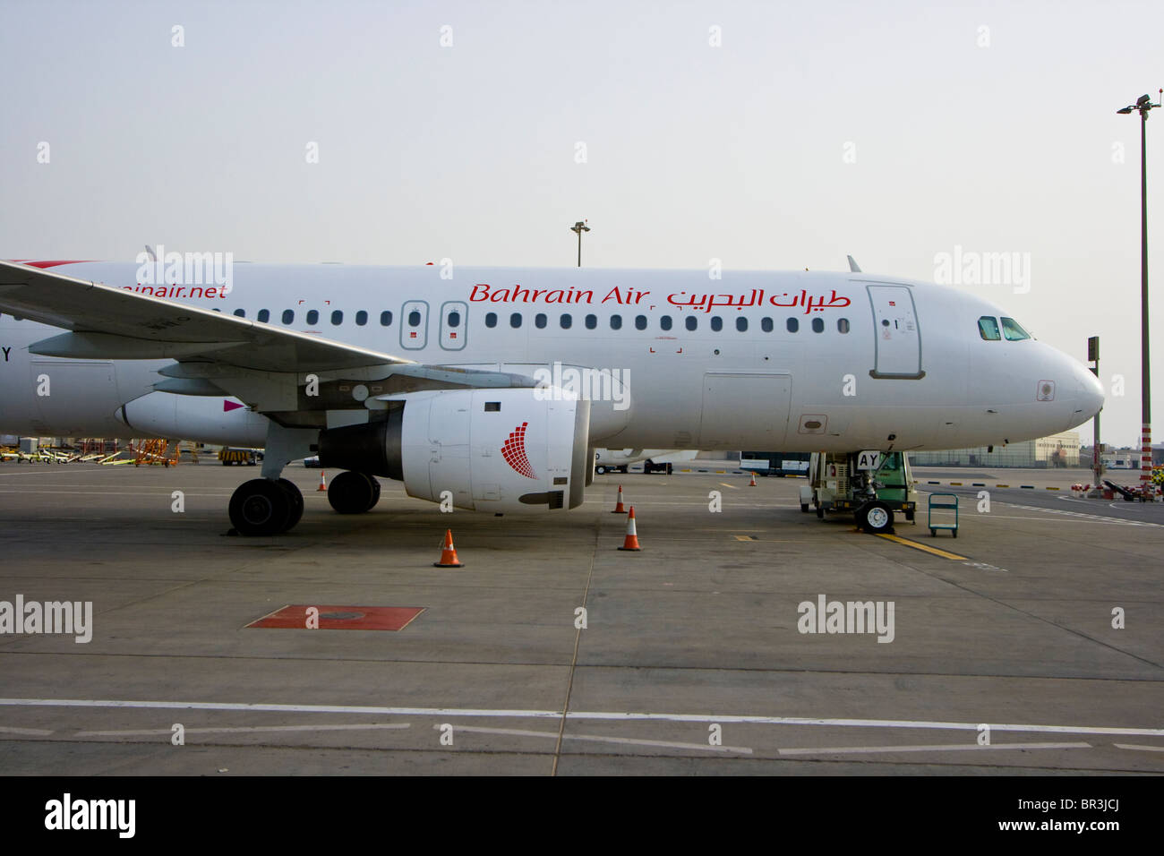 L'air en avion Bahreïn Bahrain International Airport Banque D'Images