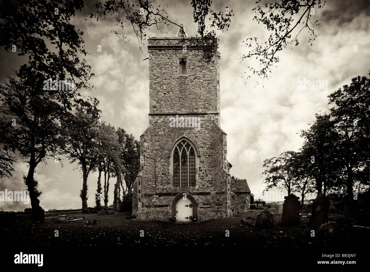 Église de refroidissement Banque D'Images