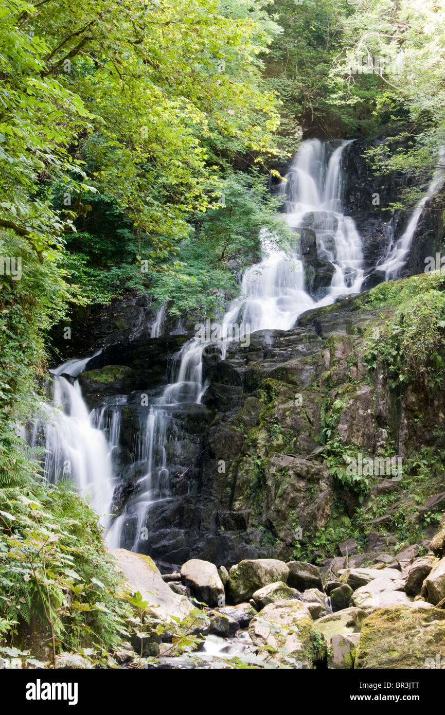 Torc Waterfall, Killarney, comté de Kerry, Irlande Banque D'Images