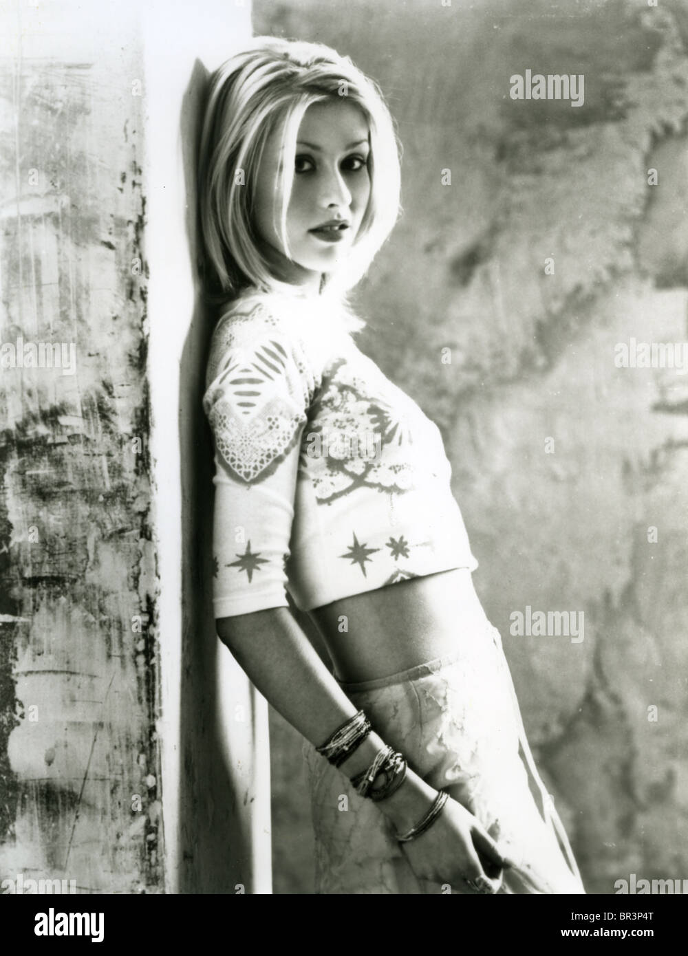 CHRISTINA AGUILERA photo promotionnelle de chanteur sur 2000 Banque D'Images