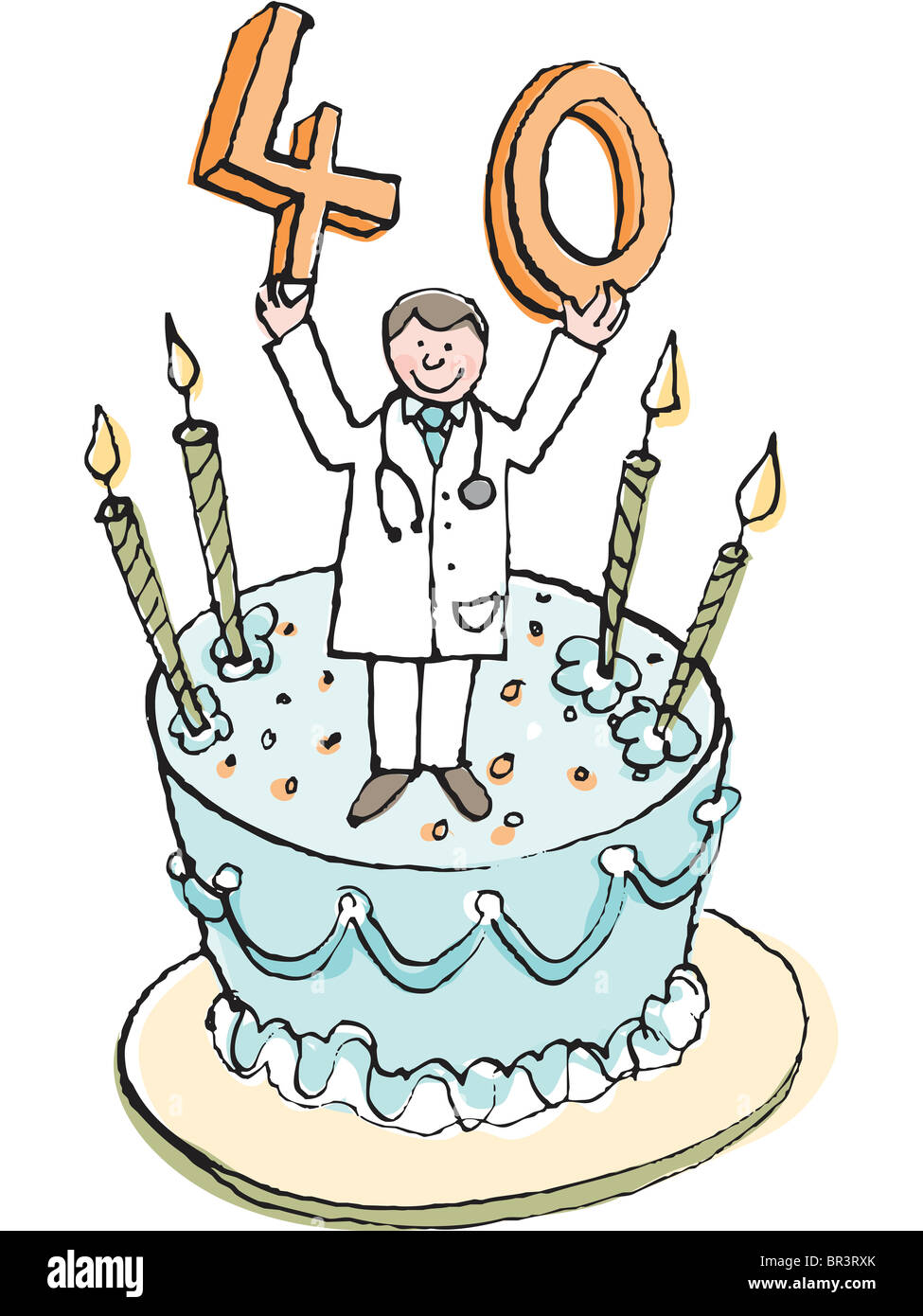 th Birthday Cake Banque D Image Et Photos Alamy