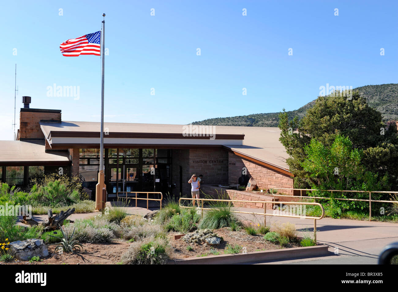 Centre des visiteurs Grand Junction Colorado National Monument Banque D'Images