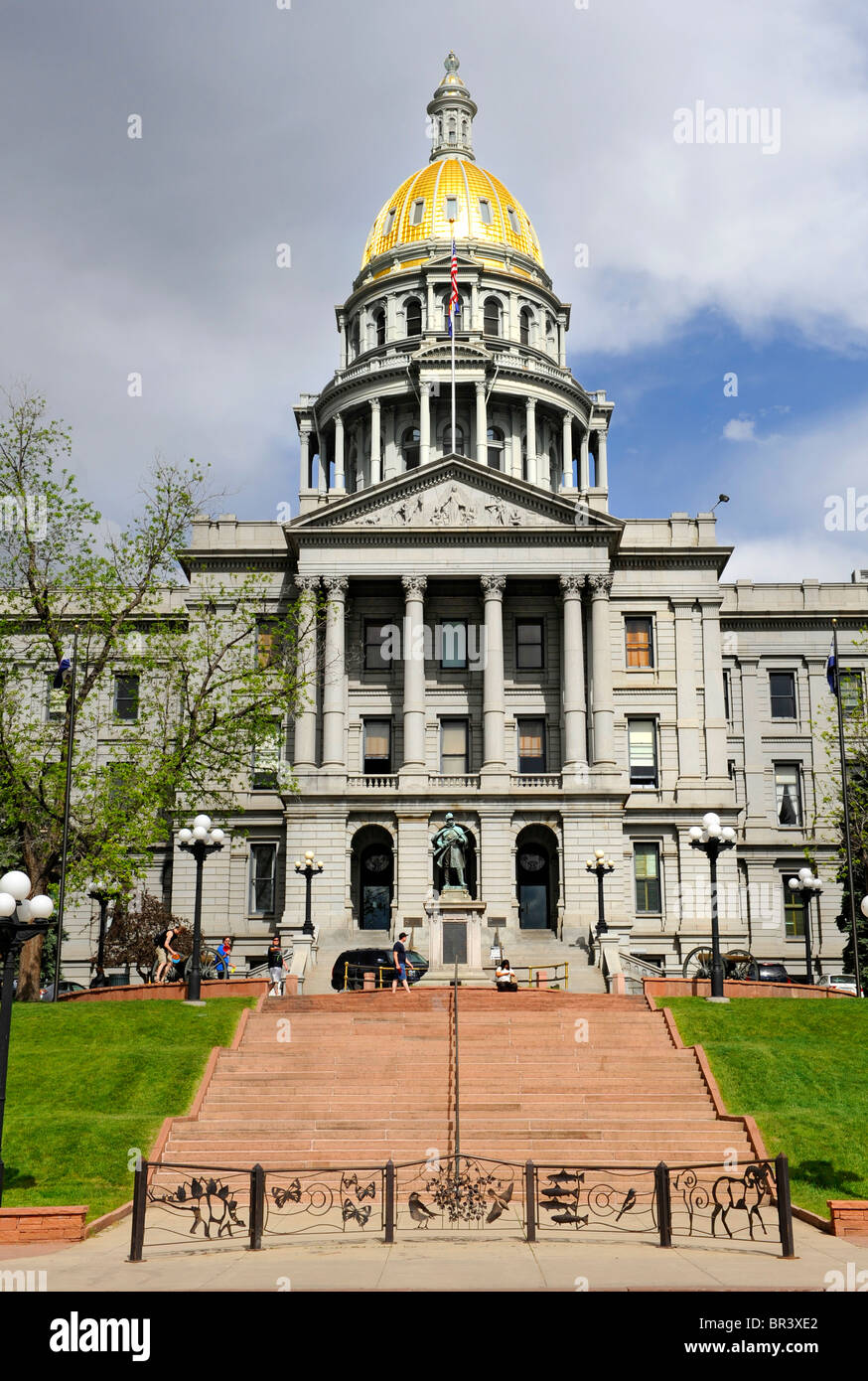 Denver Colorado State Capitol Building Banque D'Images