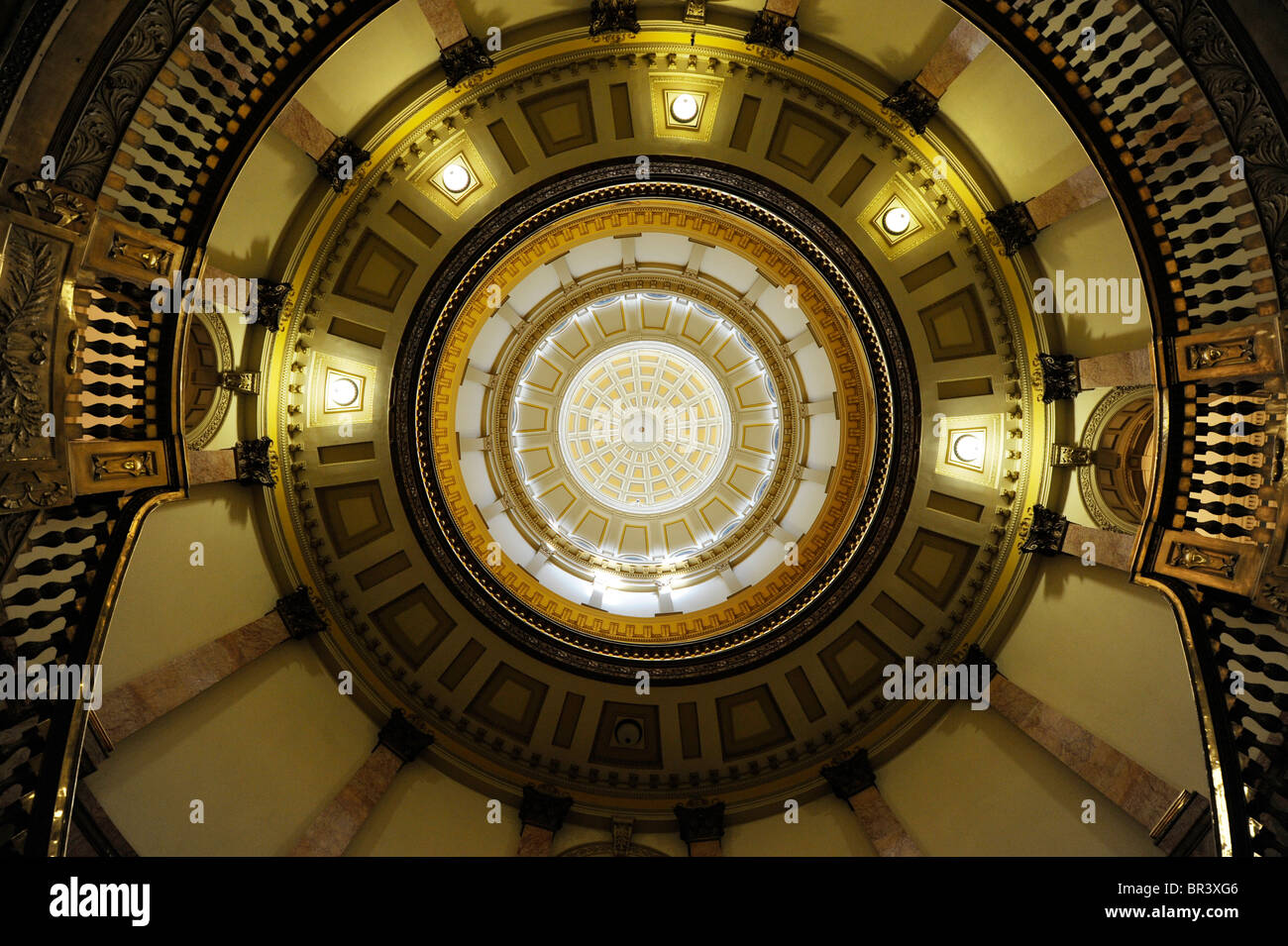 Intérieur de Denver Colorado State Capitol Building Banque D'Images