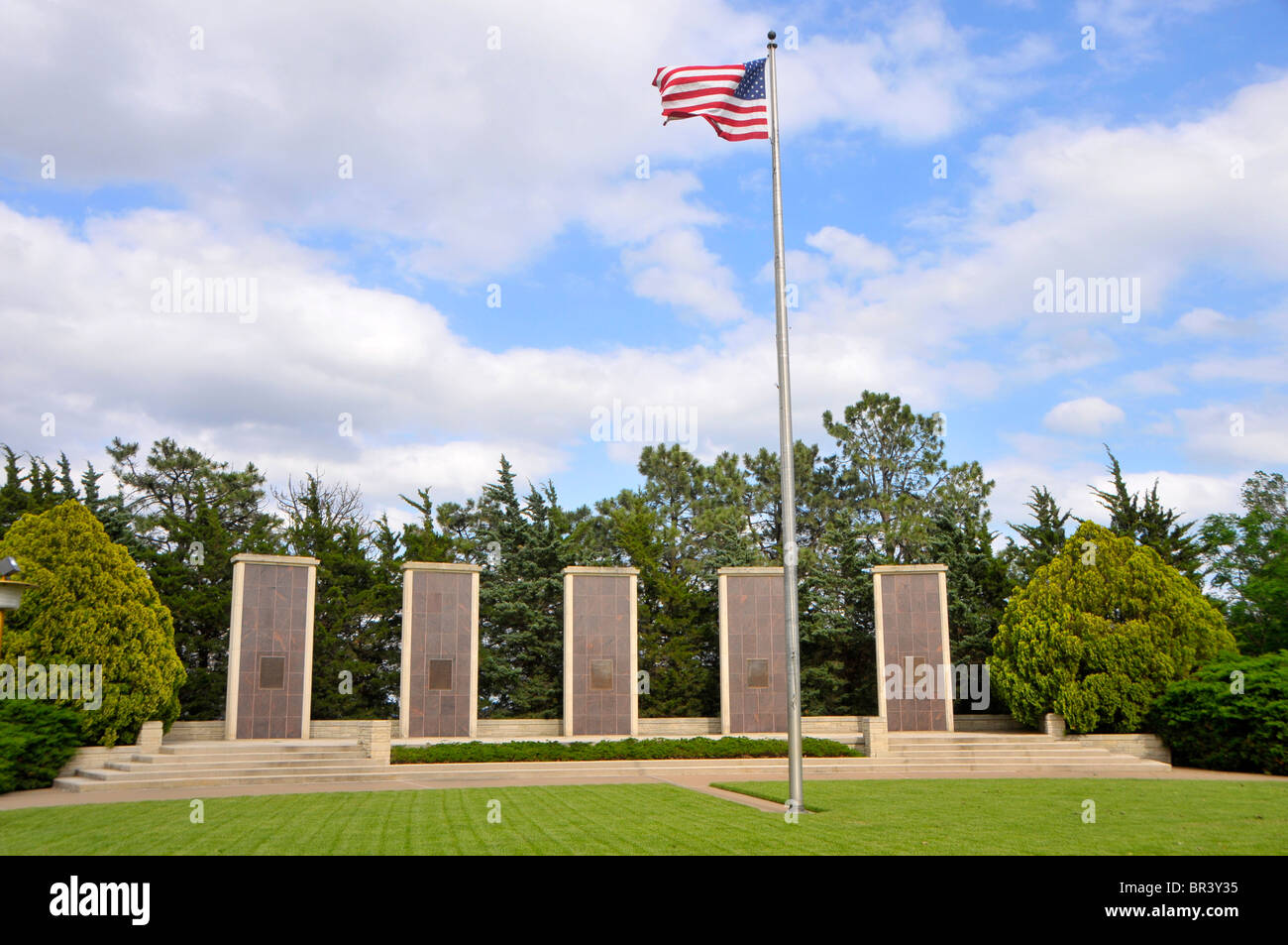 Lieu de méditation Dwight D. Eisenhower Sépulture Abilene Kansas Banque D'Images