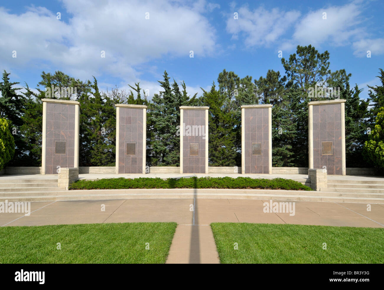 Lieu de méditation Dwight D. Eisenhower Sépulture Abilene Kansas Banque D'Images