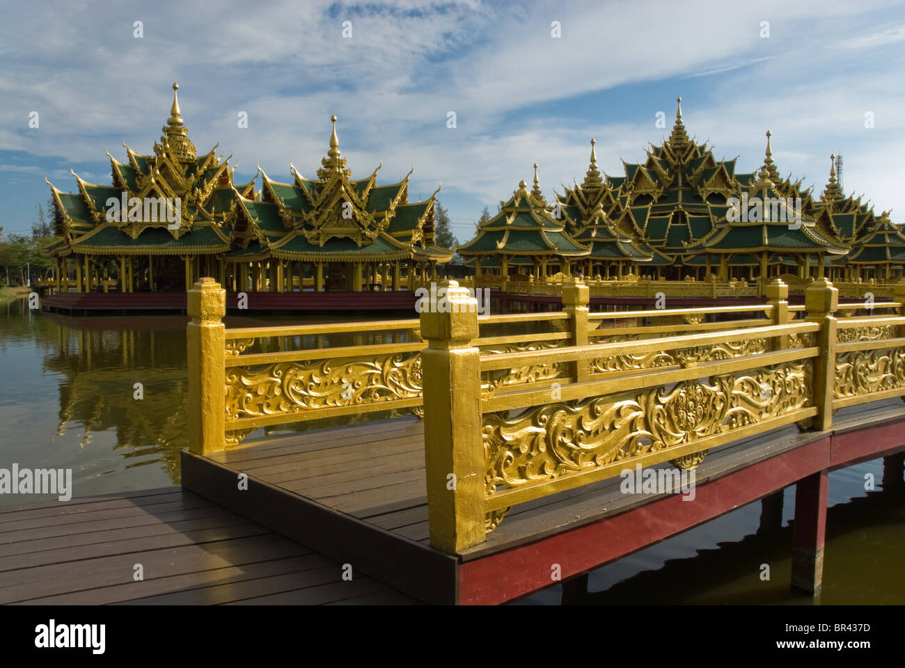 Pavillon de l'illuminé, musée en plein air Mueang Boran, Thaïlande Banque D'Images