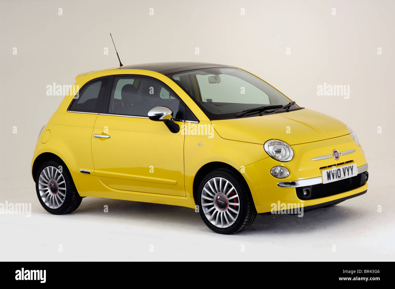 2010, fiat 500 Banque D'Images