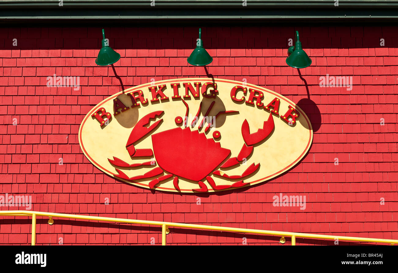 Barking crab restaurant, Newport, Rhode Island Banque D'Images