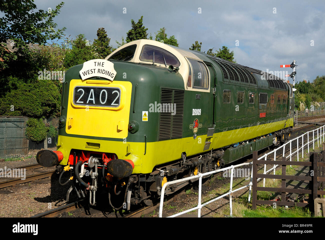 Locomotive diesel deltic Alycidon great central railway à Loughborough Banque D'Images