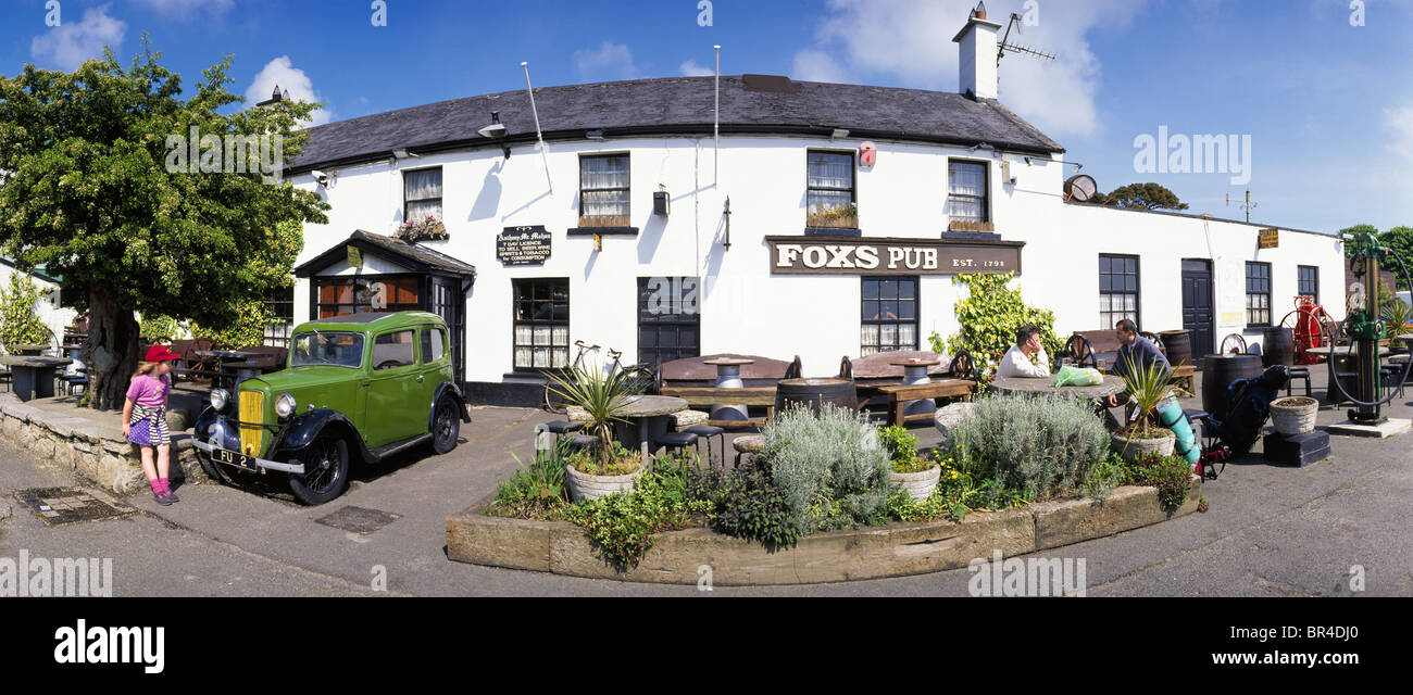 Glencullen, Co Wicklow, Irlande, Fox's Pub Banque D'Images