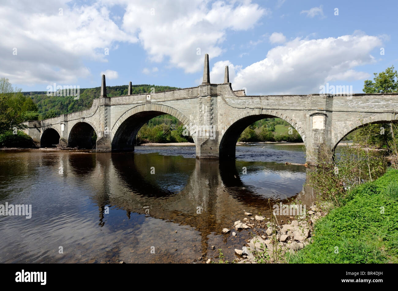 Général patauge Bridge à Aberfeldy Perth and Kinross en Écosse construit en 1733 Banque D'Images