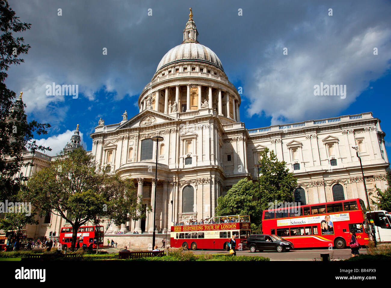L'Europe, Royaume-Uni, Angleterre, Londres, la Cathédrale St Paul Banque D'Images