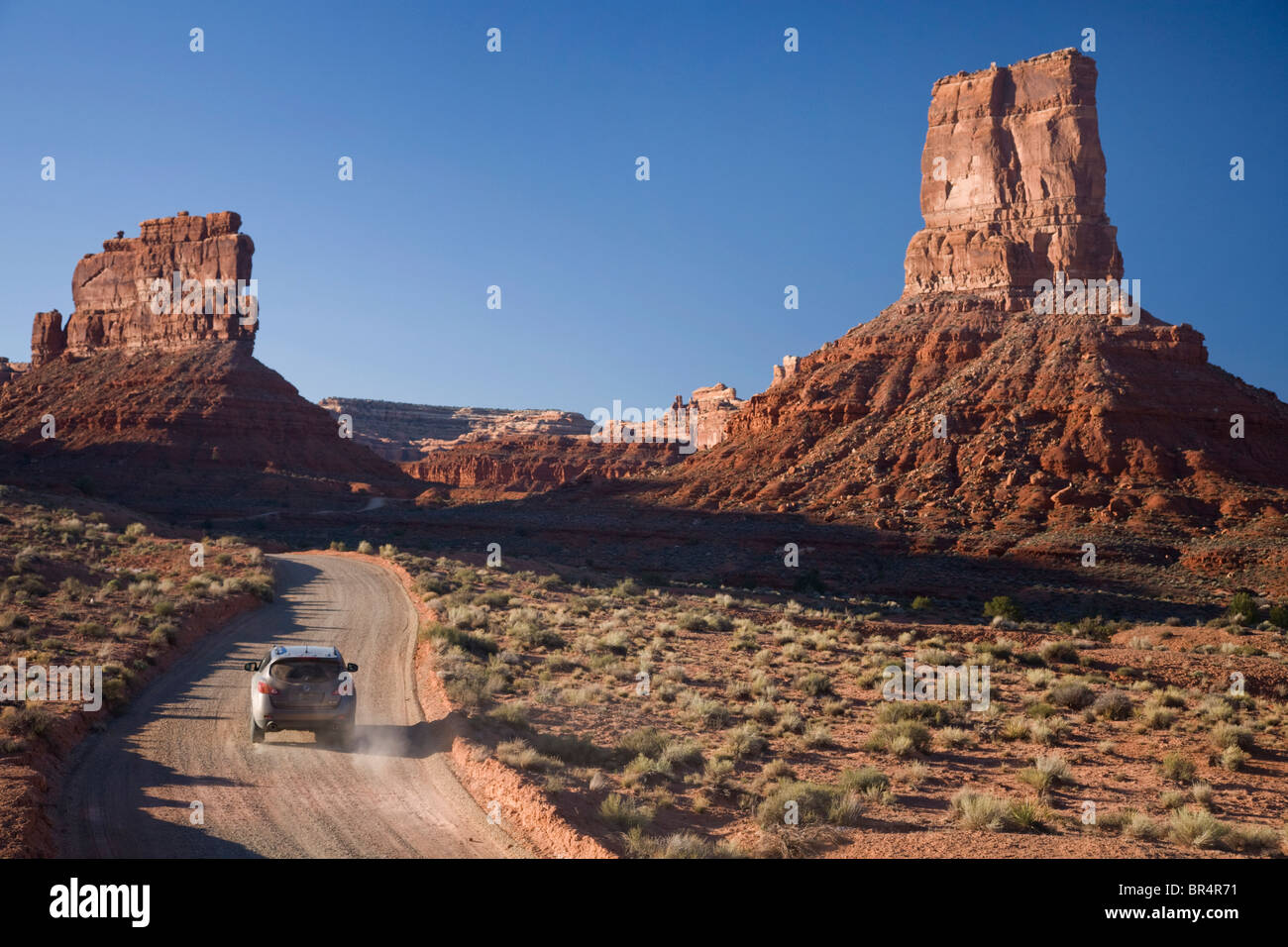 La Vallée des Dieux dans le sud de l'Utah Banque D'Images