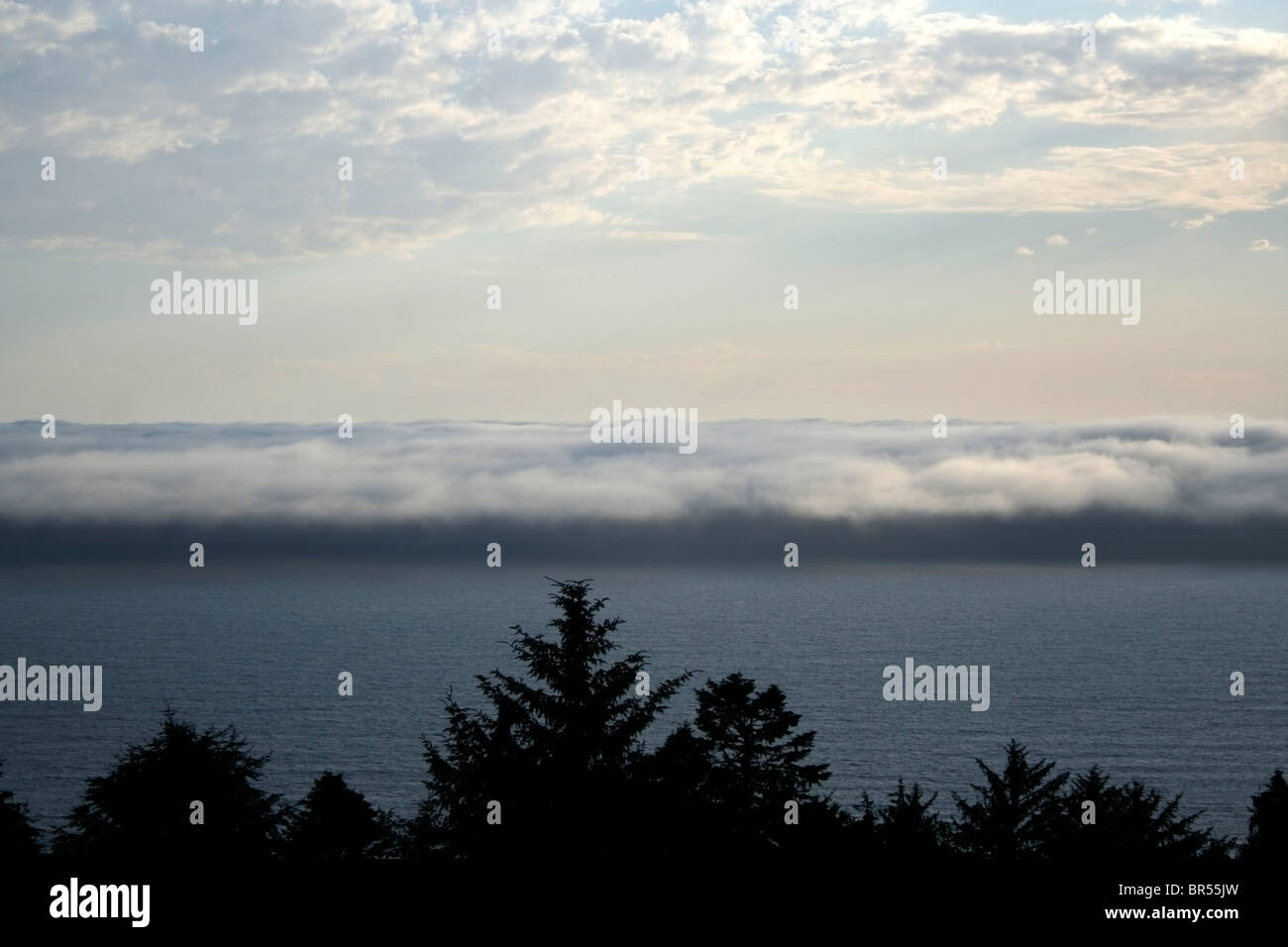 Mur de nuages Banque D'Images