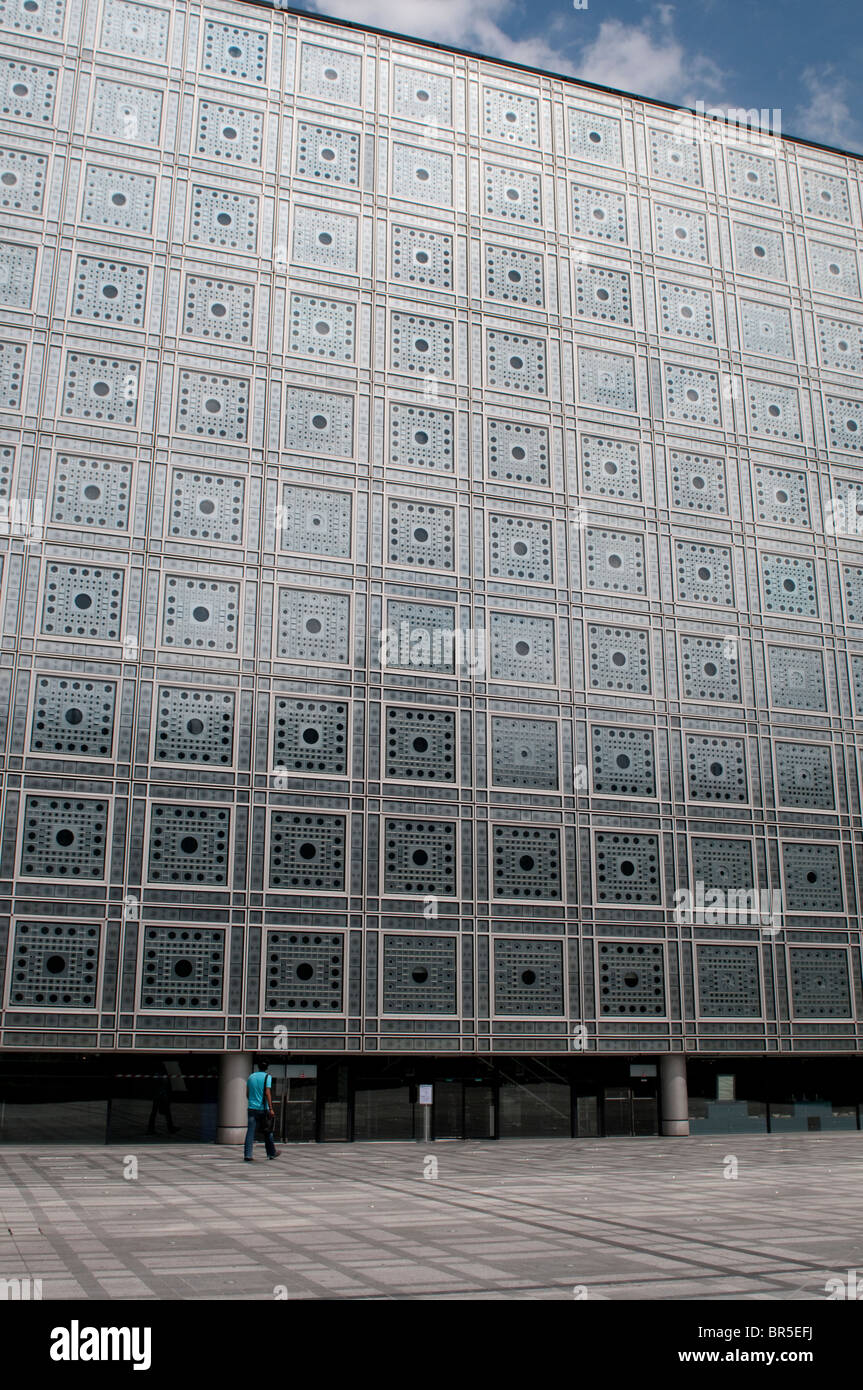 Institut du Monde Arabe, l'Institut du Monde Arabe, Paris, France Banque D'Images