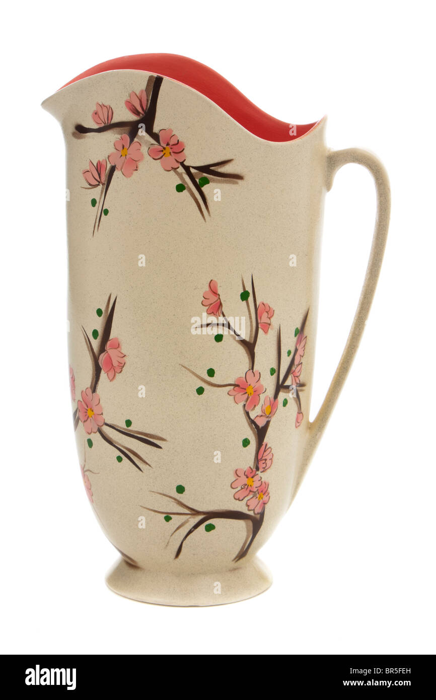 Vintage Howard 'Poterie' Osborne eau haute jug Banque D'Images