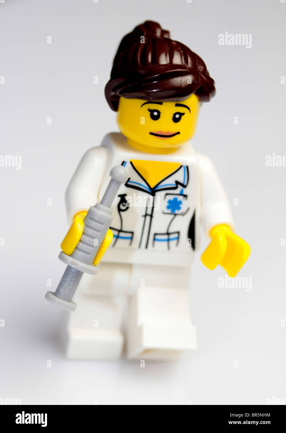 lego krankenschwester lego r minifigures Nurse angel Banque de photographies
