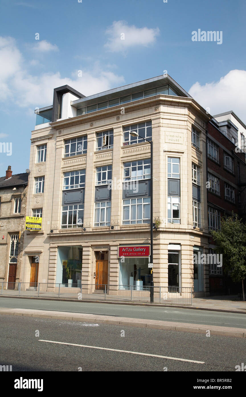 Virginie Chambre avec Artzu gallery de Manchester UK 4Rs Salford-manchester Banque D'Images